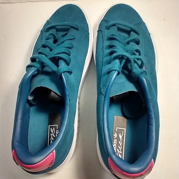 Adidas Originals Sleek Super Suede Sneakers Shoes Women's sz 7.5 - Picture 7 of 11